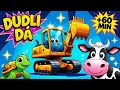 Dětské písničky 🎶 zvířata, stroje | MIX 60 minut | Dudli dá