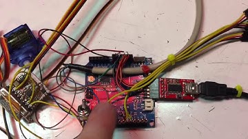 Lego Train Switcher - Chained Serial Test (3 nodes, 9 servos)