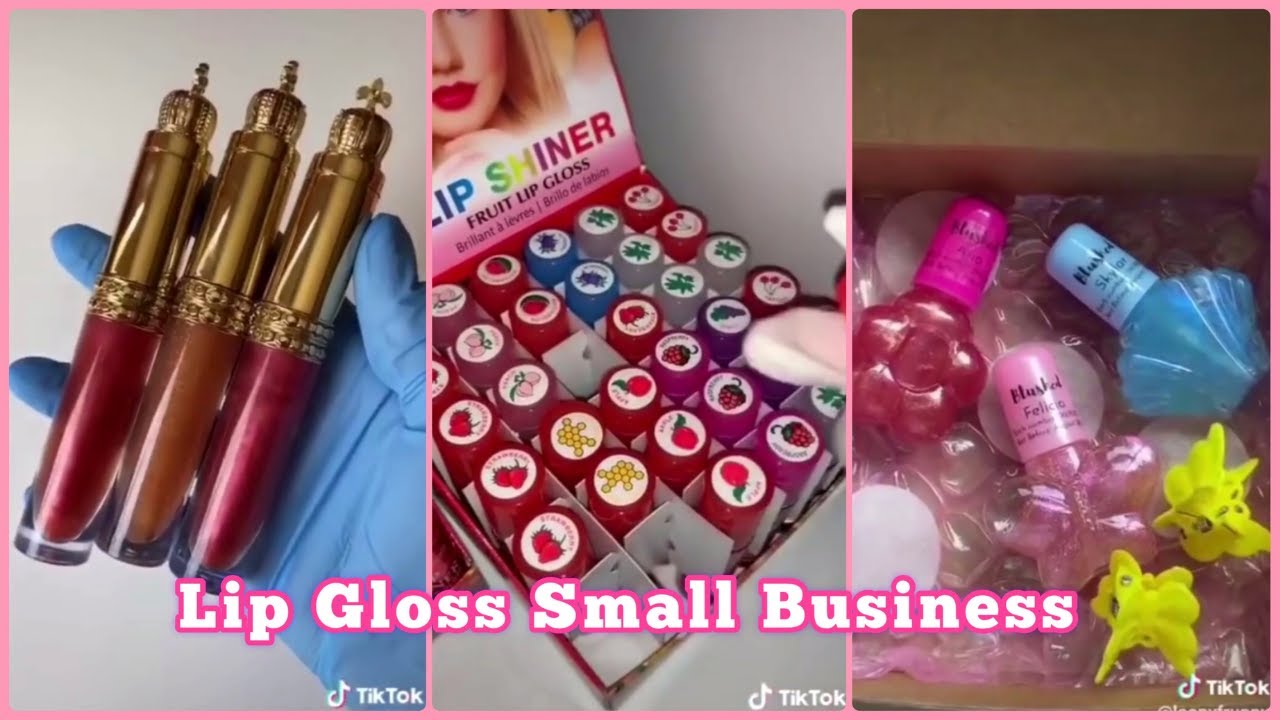LIP GLOSS EDITION 💄💎 SMALL BUSINESS CHECK 💎 YouTube