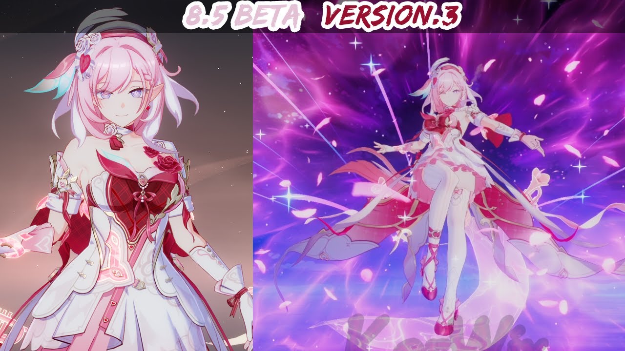 崩壞3rd】8.5測試服V3 ，愛莉希雅-「嗨♪愛願妖精♥」+隊伍流程+結算