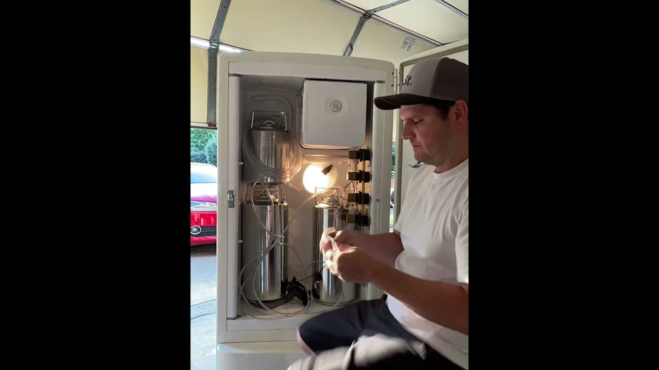 Kegerator Build Vintage General Electric GE Refrigerator 