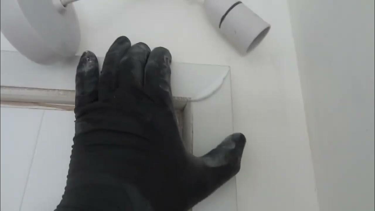 Fitting a Door Architrave with adhesive and a nail gun YouTube