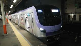 東京メトロ18000系  18107編成    53S  急行 南栗橋行き  西新井駅入線〜発車まで  2023/07/02撮影分