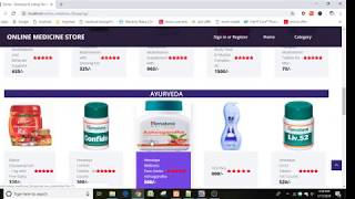 Online medical store project in php download screenshot 4