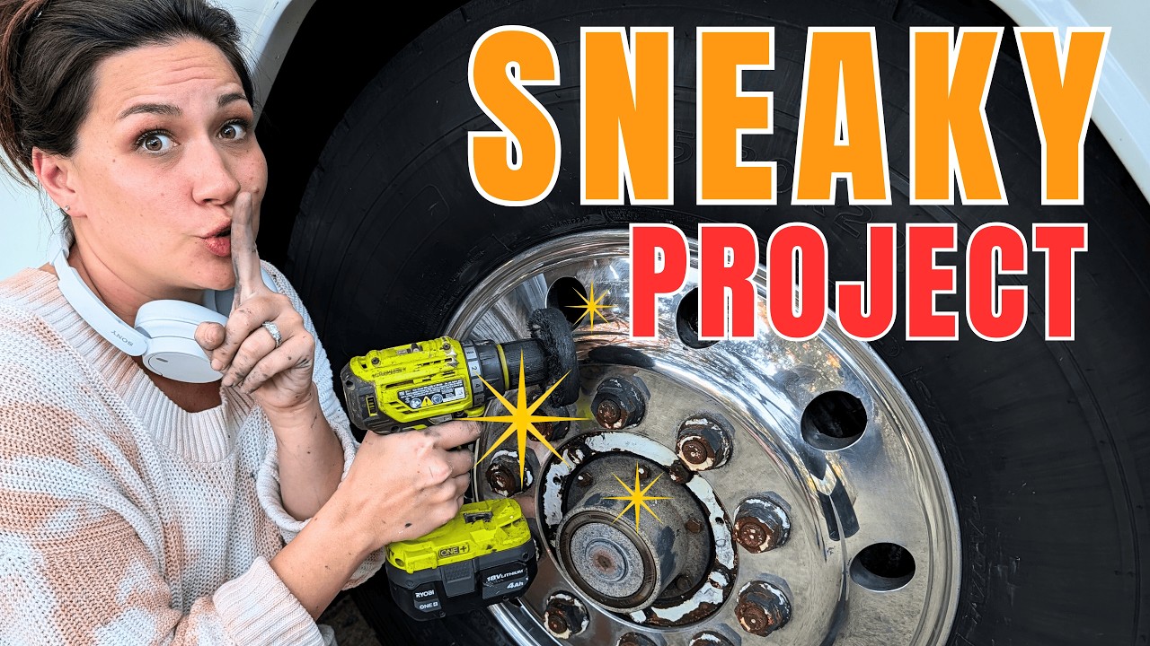 Полировка колёс автодома оказалась сложнее, чем я думал! #жизньвавтодоме