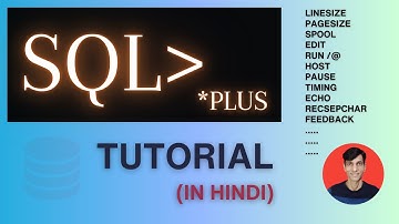 Oracle SQL* Plus Tutorial