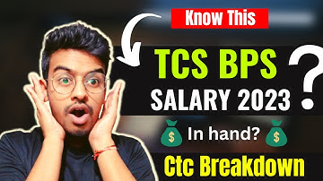 TCS BPS Salary  | 2023 | Ctc Breakdown | Salary Increment | Hike | in Hand Salary | Kn Academy