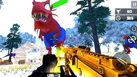 wild dino hunting zoo hunter game android gameplay part - 3