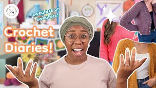 SO MANY SWEATER PATTERNS! 🤩 Let's do a Pattern Roundup! | Crochet Diaries, a Chatty Crochet Vlog!✨🧶