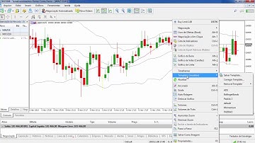 Vídeo 3 - Como inserir o Tempo no Gráfico Metatrader 5