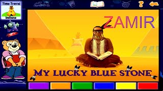 MY LUCKY BLUE STONE - HELP THE INDIAN BOY FIND THE STONE - ENGLISH VERSION FROM COMFY TIME TRAVEL