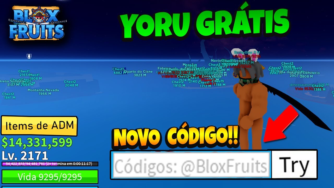 REVELEI 18 NOVOS CÓDIGOS SECRETOS PARA INICIANTES NO BLOX FRUITS E O CÓDIGO  da FRUTA DOUGH (roblox) 