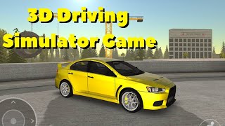 Mitsubishi Lancer Night Ride and Accident in 3D Driving Simulator Game screenshot 5