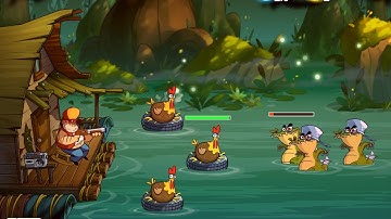 Swamp Attack 2 Tutorial Level 5-12  Gameplay 