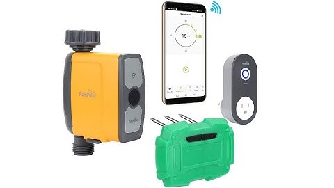 AZFUNN Wi-Fi Hose Faucet Timer and Soil Test, Remote Control Programmable Water Timer - Overview