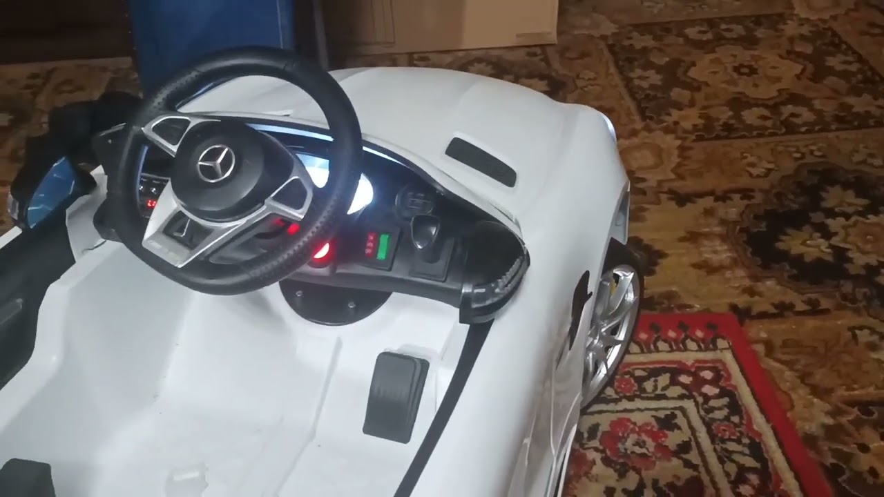 Простой ремонт детского электромобиля - YouTube