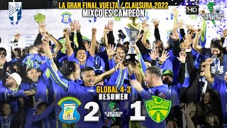 MIXCO CHAMPIONS/ Mixco 2(4) vs. Xinabajul 1(3) First Division Clausura 2022 Final Second Leg