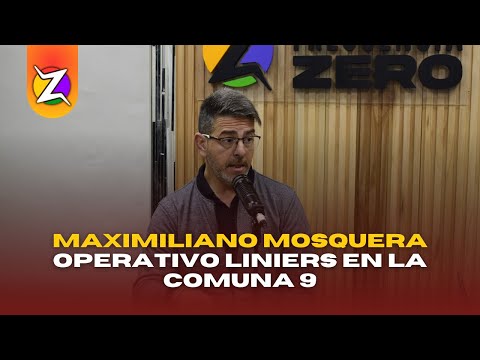 CÓDIGO DE BARRAS | Maximiliano Mosquera explica el Operativo Liniers en la Comuna 9