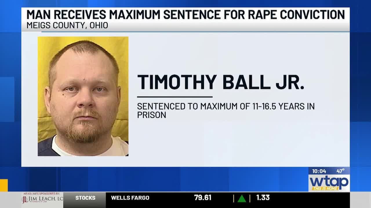 Ohio man receives maximum sentence for rape conviction in Meigs County ...