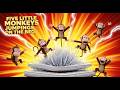 Five Little Monkeys Jumping on the Bed 🐵🛏️🎵 | Fun Nursery Rhyme for Kids &amp; Toddlers 🌈👶
