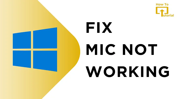 How To Fix Mic Not Working On PC - Full Guide