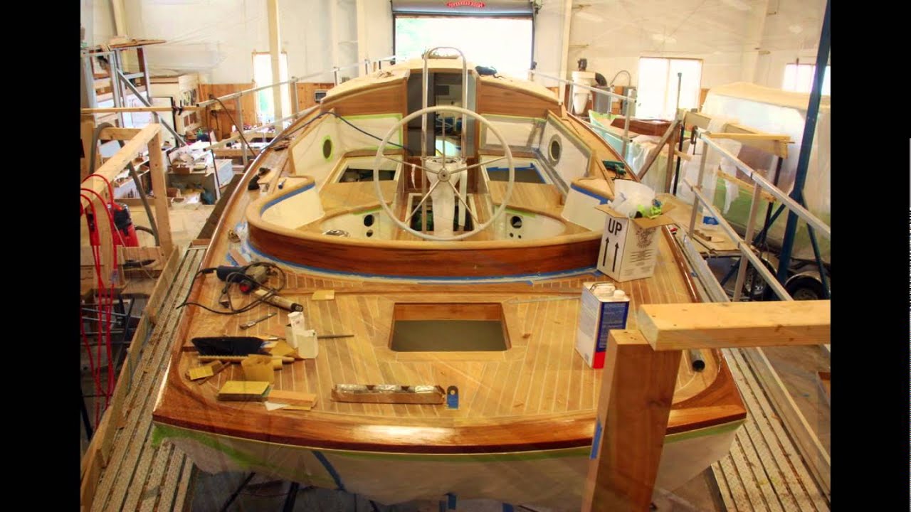 Outfitting a Yacht in Teak sailboat