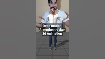 deep motion 3d motion tracking animation with my own face model #deepmotion #motiontracking #ai