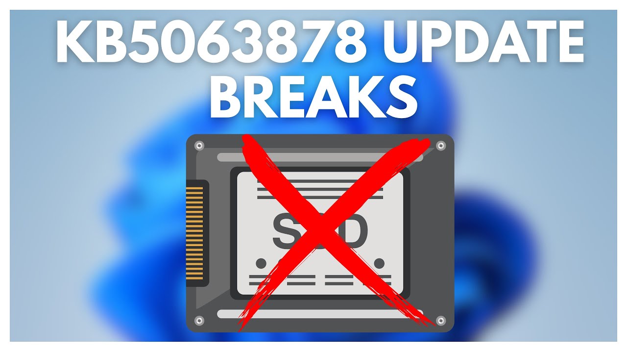 NEC GN16CJSDA Windows11 爆速SSD256GB Windows 11 Update KB5063878 Is Breaking SSDs (Do This RIGHT