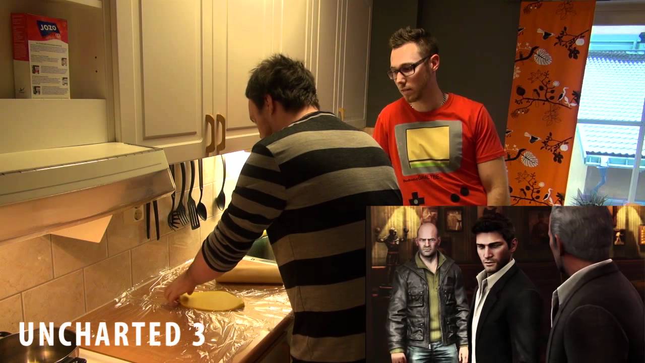 GamingGrannar.se: DAVE och hiro bakar tårta och spelsnackar lite!