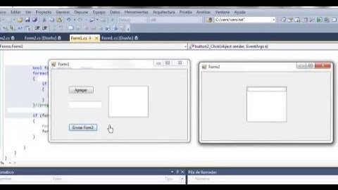 Dos Form, variables entre dos Form c#