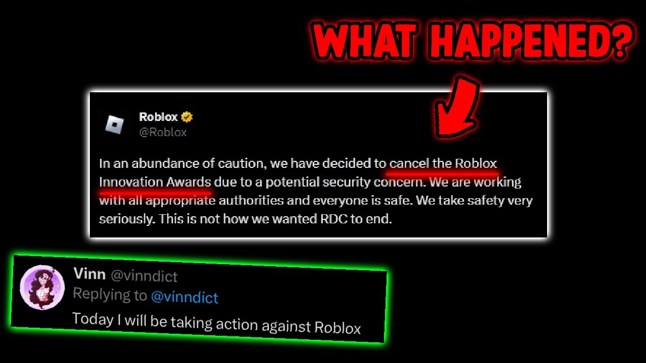 Roblox Innovation Awards canceled after threat of violence at RDC 2023
