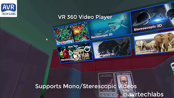 360 Virtual Reality (VR) Video Player Using Unity