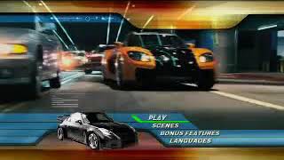 The Fast And The Furious Tokyo Drift 2006 Dvd Menu