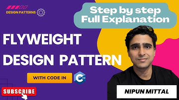 Flyweight Design Pattern || Full Explaination || Implementation in C++ || Nipun Mittal