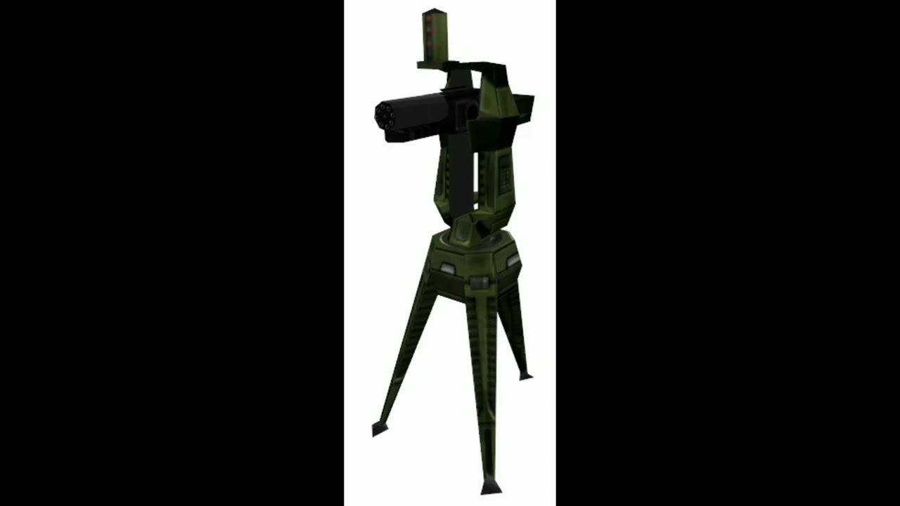 Half Life Sound Effects Turret Gun YouTube