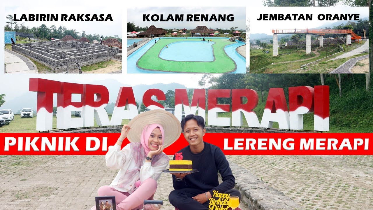 TERAS MERAPI : WISATA BARU DI LERENG MERAPI, ADA KOLAM RENANG VIRAL DAN LABIRIN RAKSASA !!!