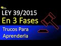 🔵Cómo memorizar y ESTUDIAR LEYES. 🧠Ley 39:2015 ESQUEMA  para Estudiar en 3 Fases y RECORDARLA