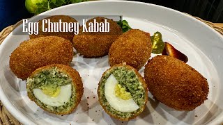 Egg Chutney kabab || Egg kabab || Thalasseri style Thengamuri || Ramadan Snacks Recipe - RKC