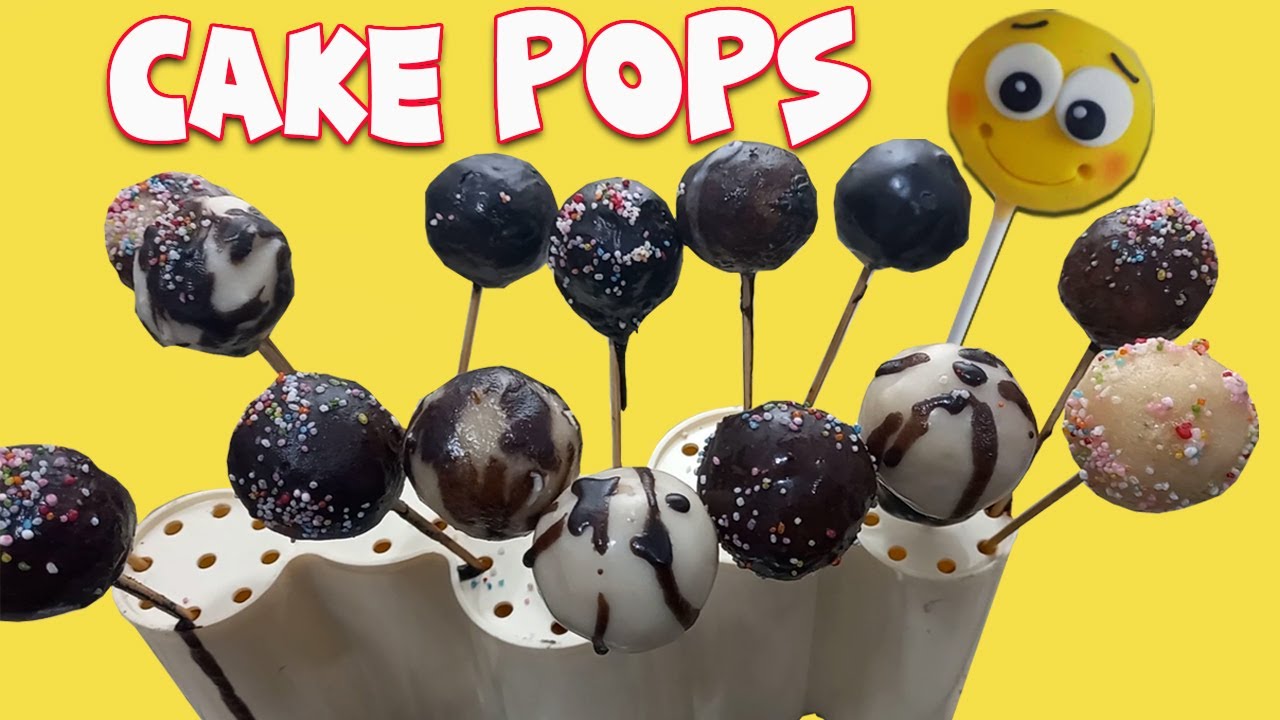 How to make cake pops Easy cake pops recipe. YouTube