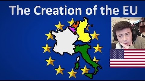 American Reacts The Founding of the EU