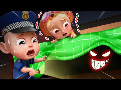 Monster is Hiding under Baby Bed🚨| Police Come to Rescue | Rosoo Nursery Rhymes