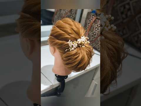 Trendy Bun Hairstyle #hairstyle #fashion #trending #shorts