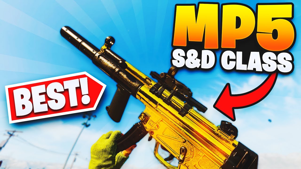 This MP5 is OVERPOWERED in SnD 👀 BEST MP5 CLASS SETUP for Search and Destroy (COD COLD WAR)