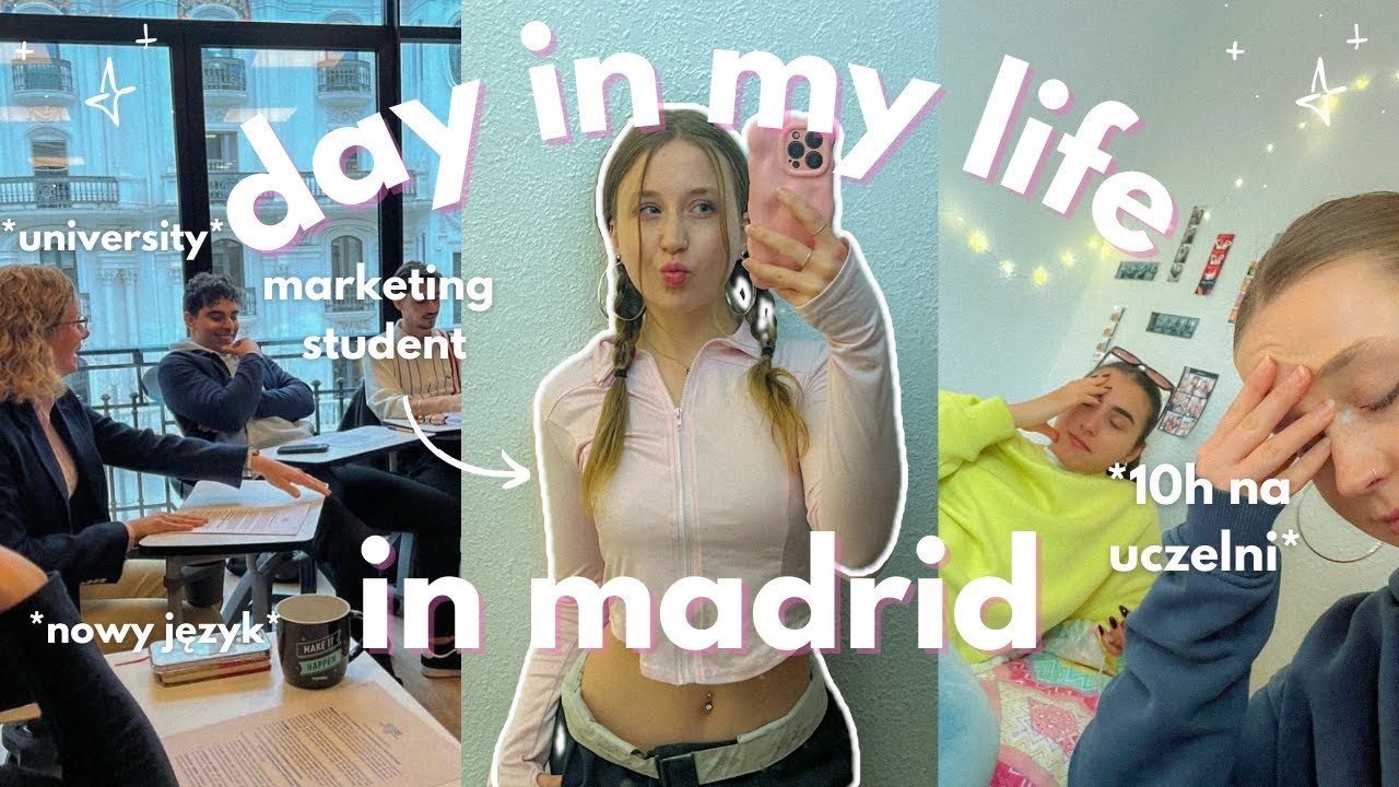 (DŁUGI) DZIEŃ Z ŻYCIA STUDENTKI W MADRYCIE🎀🇪🇸😩