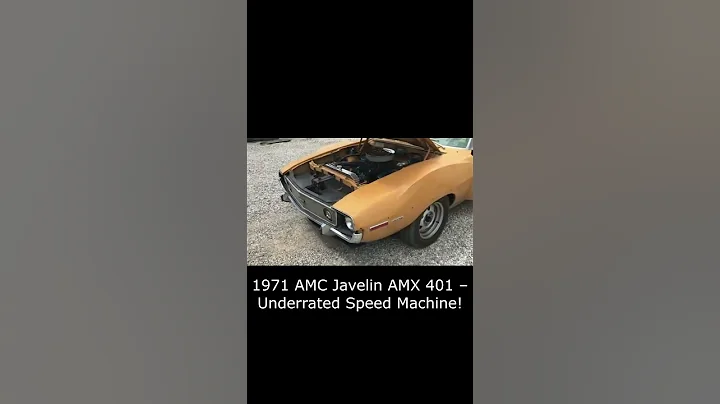 #shorts 1971 AMC Javelin AMX 401 – Underrated Speed Machine!