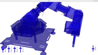 xArm Robotic Arm 3D Render / Virtual Demo