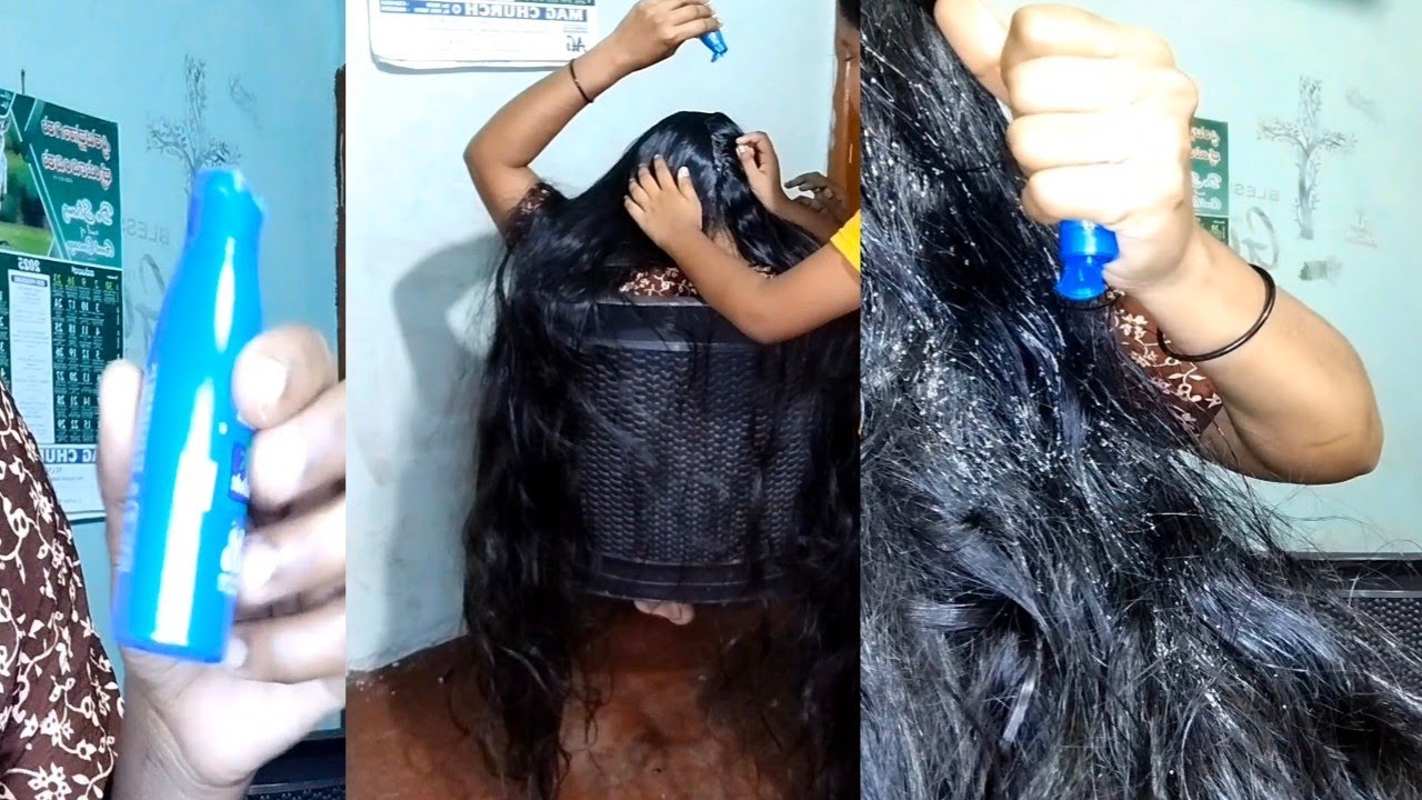 A small  hair oil lice combing apply in my daughter #hairoil #hairpunzel @Mery.kishore video  