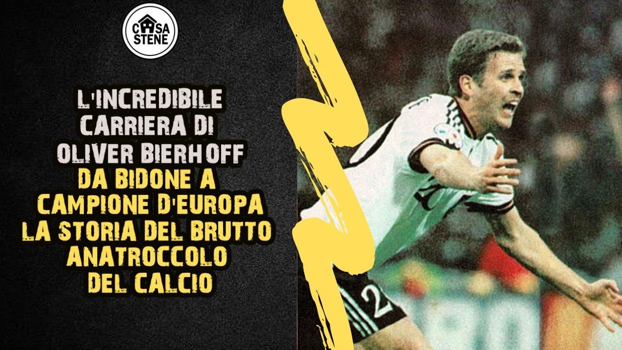 Autocollant Olivier Bierhoff #332 – Ascoli – Calcio 94 Euroflash – RARE MINT Non Collé