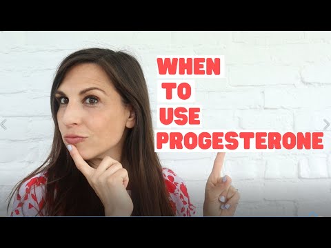 Video: Wie moet progesteron gebruiken?