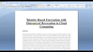 Identity-Based Encryption with Outsourced Revocation in